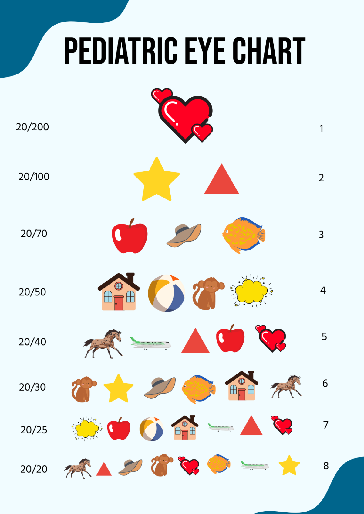 Free Eye Chart Templates Editable And Printable