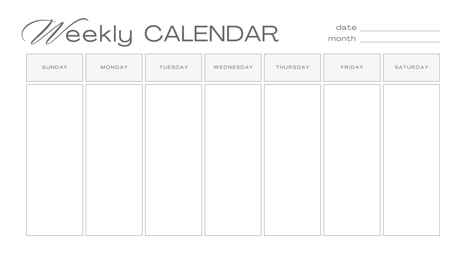 Free Printable Customizable Weekly Calendar Templates Canva Free Printable Customizable Weekly Calendar Templates Canva