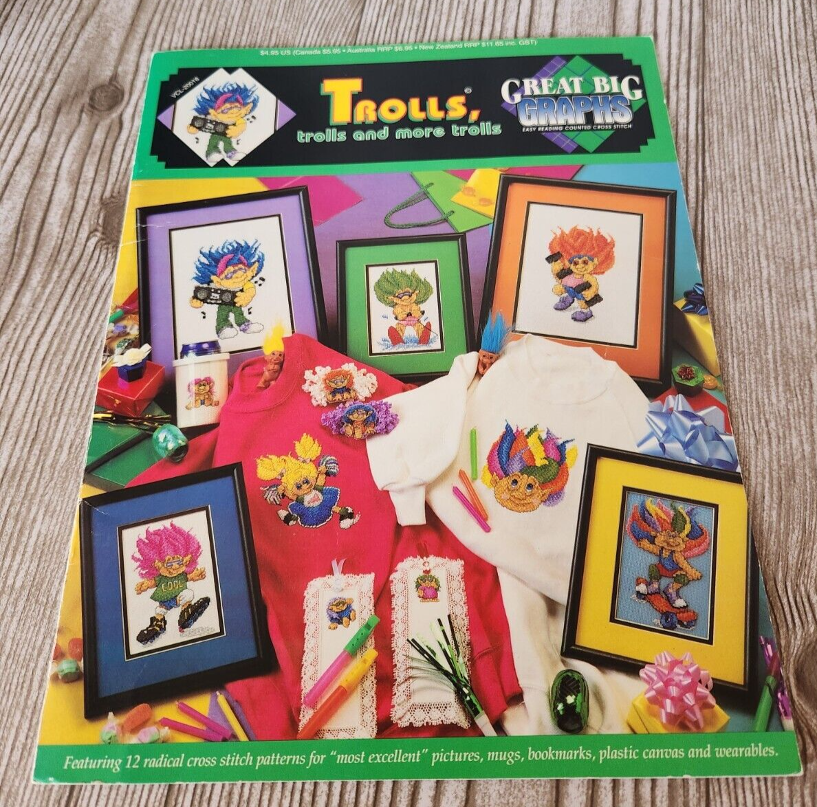 Great Big Graphs Trolls More Trolls Counted Cross Stitch Patterns EBay
