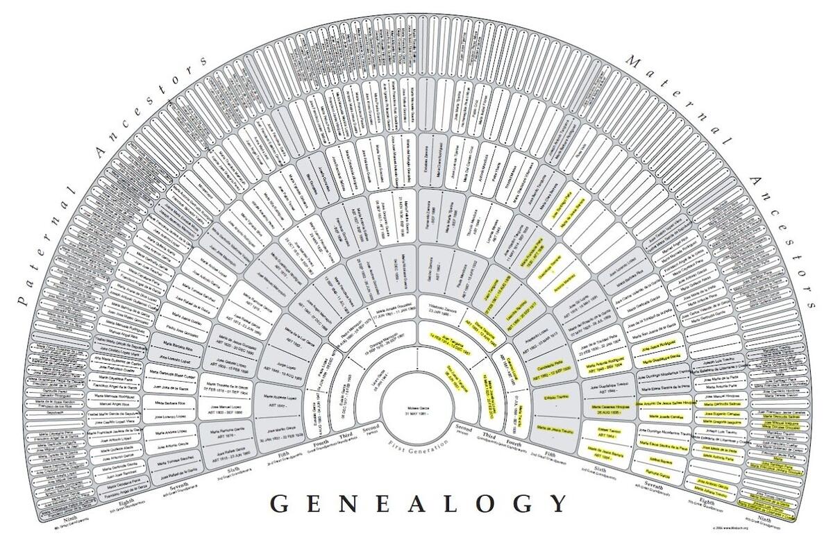 How To Print 9 Generations Of Your Family Tree On A Fan Chart We Are Cousins How To Print 9 Generations Of Your Family Tree On A Fan Chart We Are Cousins