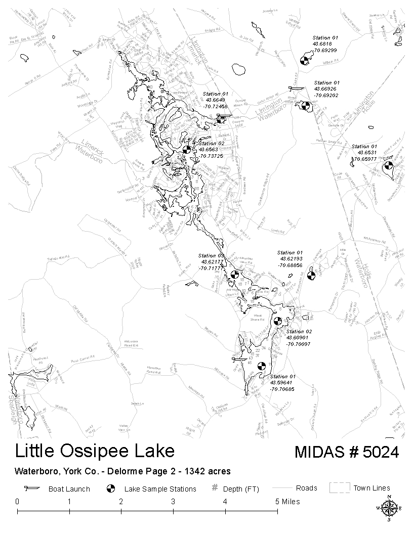 Lake Overview Little Ossipee Lake Waterboro York Maine Lakes Of Maine LAKE OSSIPEE New Hampshire 1958 Nautical Chart Etsy New Zealand