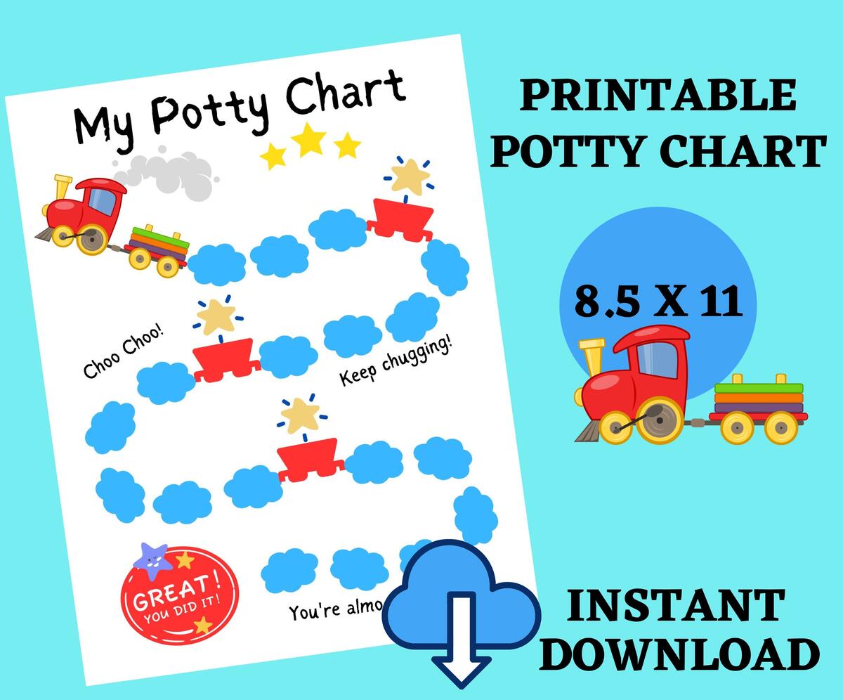Potty Training Chart Printable Reward Chart For Potty Training Train Potty Chart Digital Download Daily Reward Chart Toilet Training Etsy Potty Training Chart Printable Reward Chart For Potty Training Train Potty Chart Digital Download Daily Reward Chart Toilet Training Etsy
