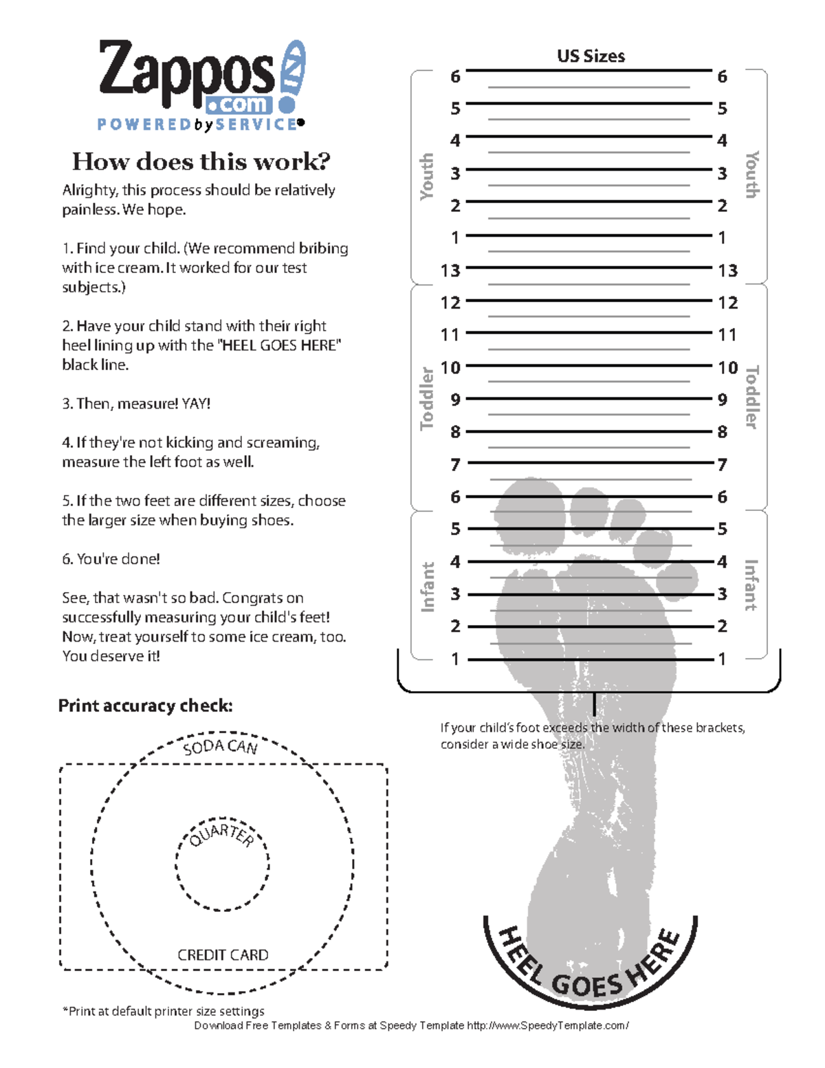 Printable Youth Shoe Size Chart Inches Printable Children 039 S Shoe Size Width Chart Foot Width Uk Leg
