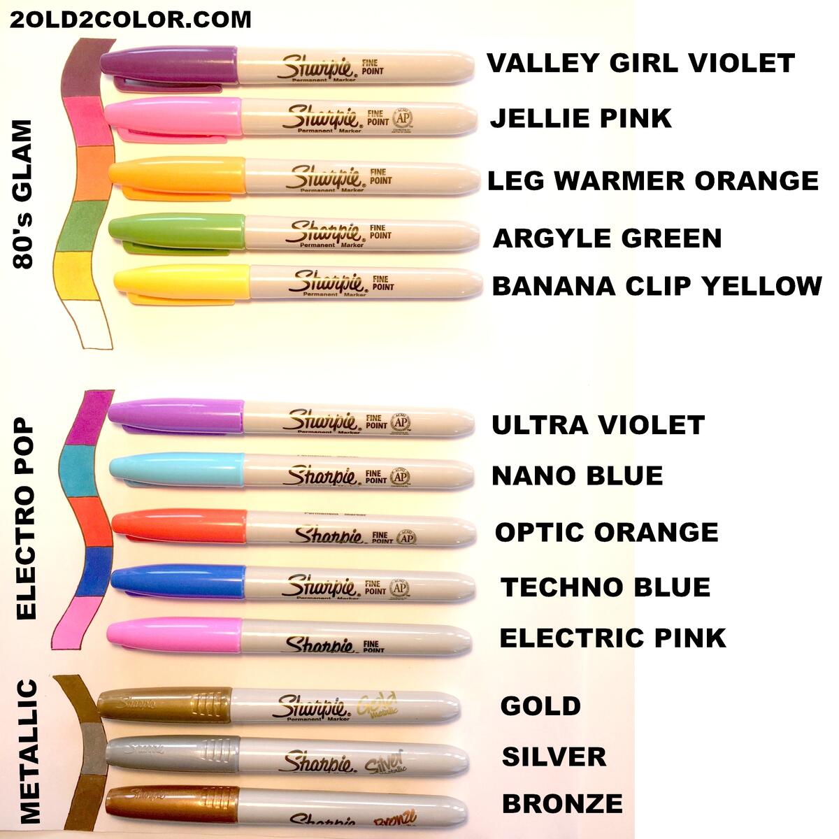 Sharpie Colors Sharpie Colors
