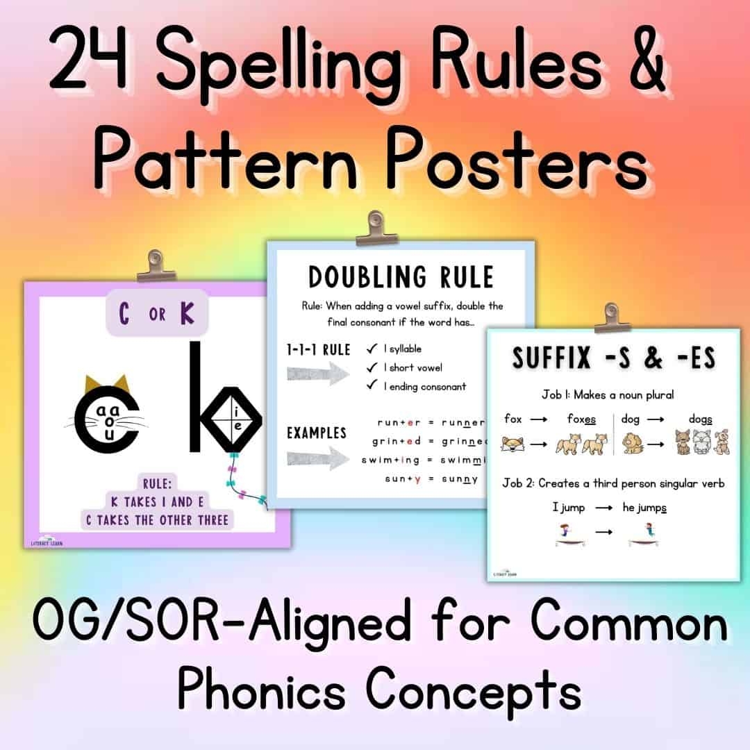 Phonics Posters Science Of Reading Alphabet And Phonics Rules And Generalizations Digital Download Etsy