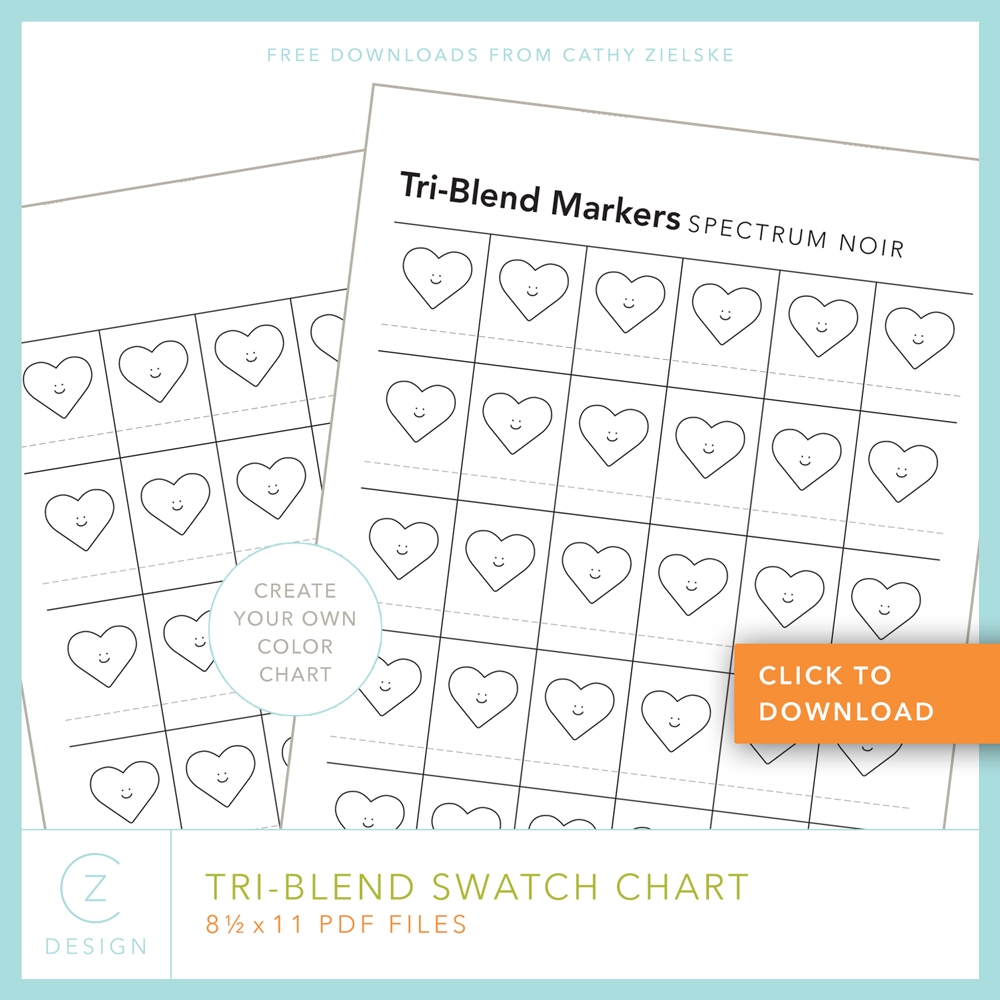 Swatching Tri Blend Markers Plus A Free Swatch Download Page For You CZ Design 10 Spectrum Noir Markers Ideas Spectrum Noir Markers Spectrum Noir Spectrum Noir Markers Coloring