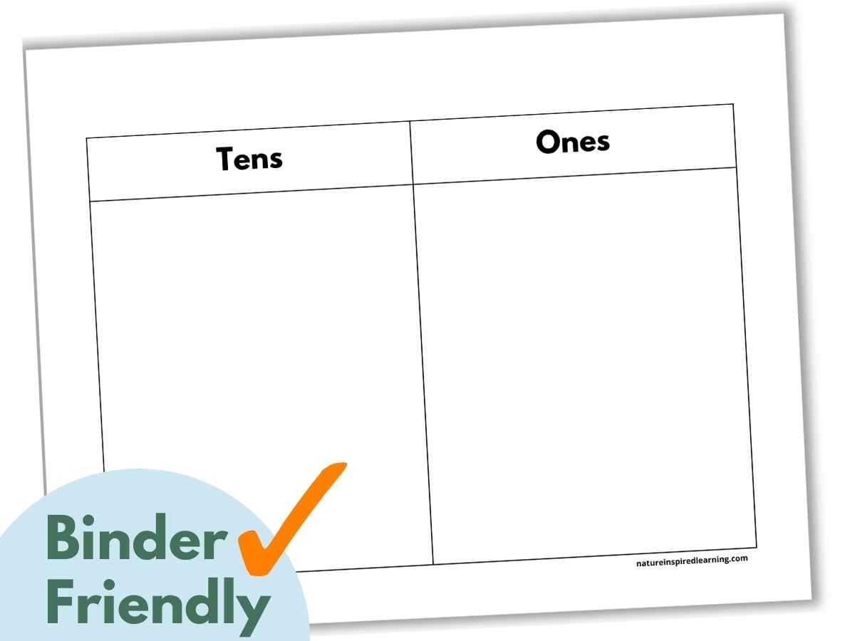 Tens And Ones Charts Free Printable Nature Inspired Learning Tens And Ones Charts Free Printable Nature Inspired Learning